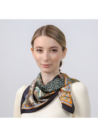 Платок женский с принтом атлас разноцветный ВИЧЕНЦА LuckyLOOK 747-630 (324646359)