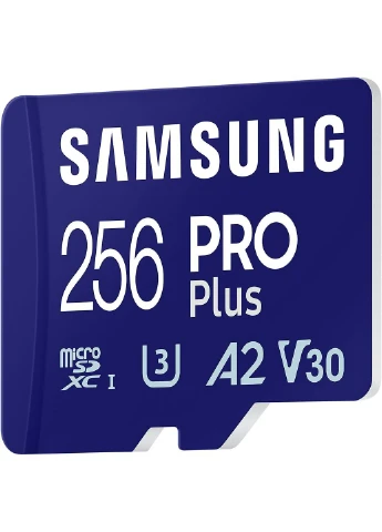 Карта пам`яті MicroSDXC 256GB UHS-I/U3 Class 10 Pro Plus + SD-адаптер (MB-MD256SA/EU) Samsung (356728391)