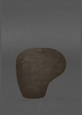 Килимок для мишки "Грушка" з натуральної шкіри темно-коричневий Crazy Horse (A-028476) BlankNote (330144400)