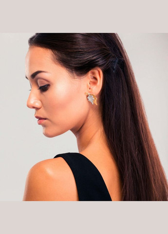 Сережки з фіанітами OR08587R Misis (295673248)