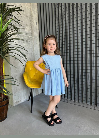 Блакитна дитяча сукня Україна (329890012)