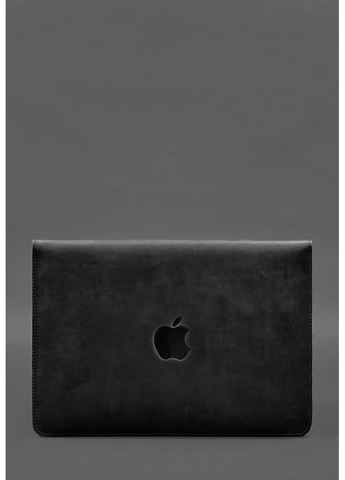 Чохол-конверт із клапаном для MacBook 13 зі шкіри та фетру з магнітом, чорний(BB_30004093) No Brand (385417616)