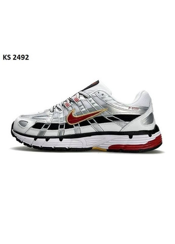 КРОСІВКИ ЖІНОЧІ NIKE P-6000 WHITE RED НАЙК П-6000 No Brand білі демісезони (367172041)