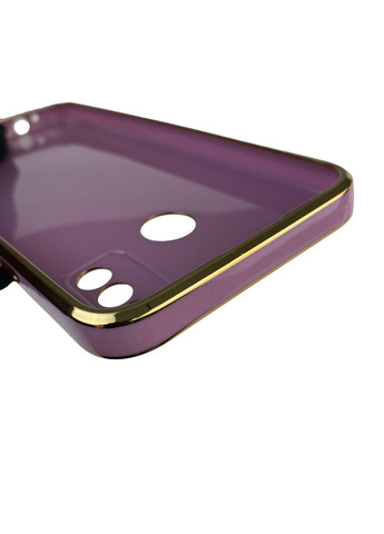 Чехол для Spark 6 Go KE5 с защитой камеры с золотой окантовкой на техно спарк 6 го черничный gs1 Tecno (366233304)