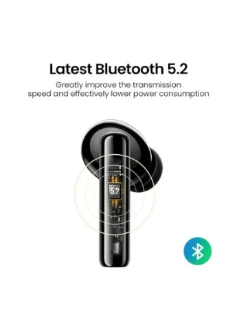Беспроводные наушники HiTune T3 Active Noise-Cancelling Wireless Earbuds, IPX5, Black (UGR-90401) (UGR-90401) Ugreen WS106 (377887119)