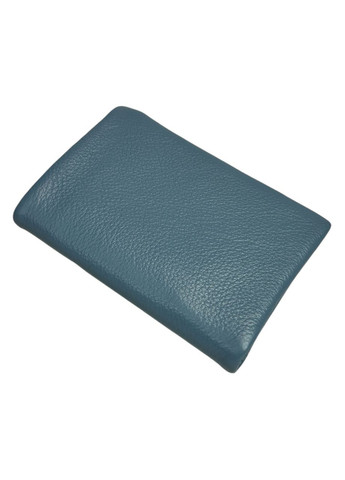 Жіночий гаманець з натуральної шкіри 0811 блакитний 13.5 х 9.5 х 2 No Brand (371681771)