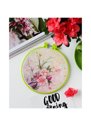 Набір для вишивання хрестиком "Ніжна весна" AHM-042 із п'яльцями Abris Art (369168830)
