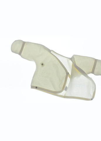 Бежевый комплект ползунки и распашонка интерлок бежевый 62 см (50028) BABYKROHA