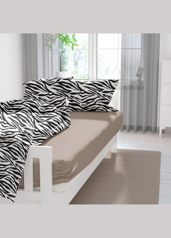 Простыня на резинке поплин L-2049 90х200+25 см Lelit (325695410)