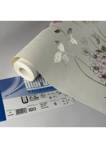 Шпалери вінілові на флізеліновій основі 55313 (0.53), рулон 10 м MARBURG (371776077)