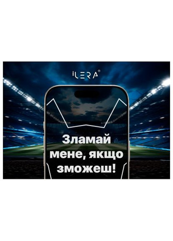 Скло захисне (ILFCDL15PR) iLera DeLuxe Original Glass iPhone 15 Pro (366690446)