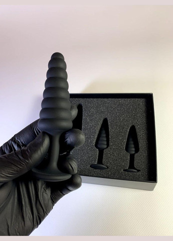 ЭКСКЛЮЗИВ 2024 Набор анальных пробок S, M, L No Brand (301909294)