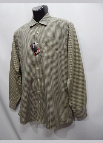 Зеленая кэжуал рубашка в клетку No Brand