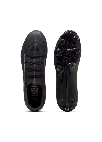 Чорні бутси ultra 5 pro fg/ag всесезон Puma