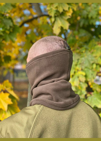 Clefers флисовый баф зимний cleferstac - маска олива (50240247) комбинированный производство -