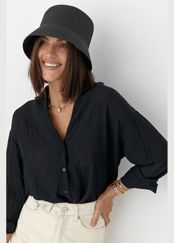 Смугаста сорочка з довгими рукавами Lurex (337701826)