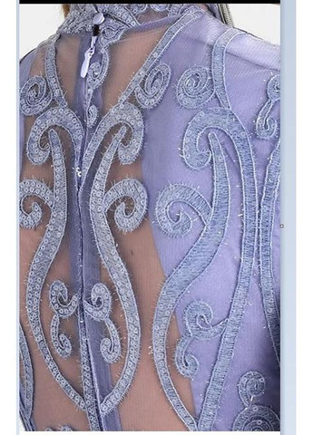 Блакитна вечірня сукня No Brand