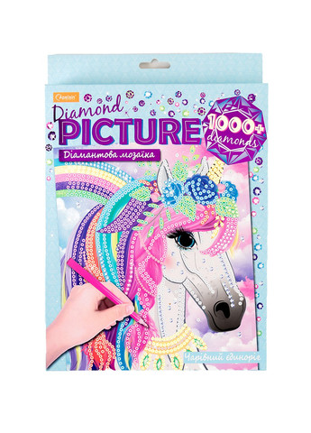 Набір для творчості серія "Діамантова мозаїка" колір різнокольоровий ЦБ-00238631 Издательство "Апельсин" (294913170)