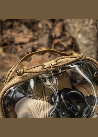 Органайзер утилітарний прозорий Elite Large (30х19 см) Coyote M-TAC (303261879)