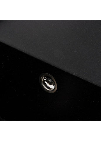 Гранитная мойка для кухни 9651 ATLAS матовый Черный металлик Platinum (336938549)