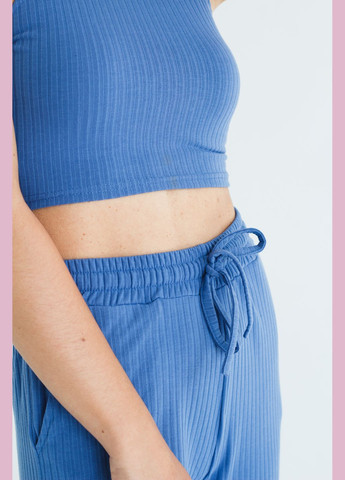 Костюм жіночій топ + штани у рубчик Simply sexy (298092998)