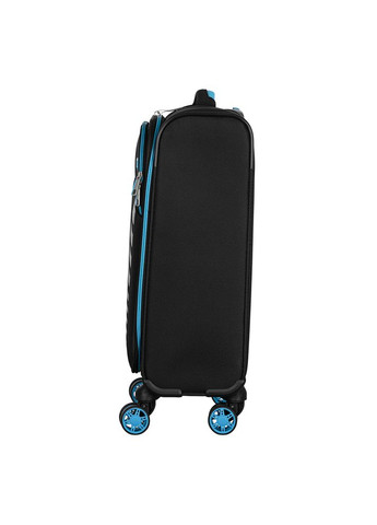 Валіза, Trek, поліестер, мала, 35л, TSA, 4 колеса, чорний 2E (370620208)