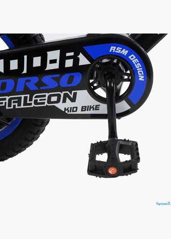 Велосипед 2-х колесный 14" FL-14941 Falcon, стальная рама, диск.тормоза, доп.колёса, звонок (6800070149415) Corso (328261477)