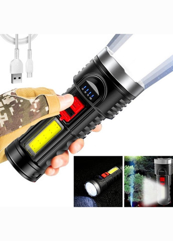 Ліхтар-лампа акумуляторний LED та бічним світлом No Brand L-822 (296108504)