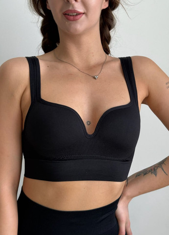 Бесшовный 3D топ с поролоновой чашкой без косточек коллекции «Фантазия» VIDCHUY (350907617)