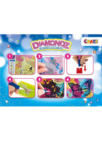 Набор для творчества DIAMONDZ Picture Set Butterfly (47798) Craze (329694837)