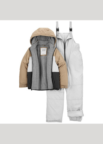 Оливковый (хаки) зимний комплект 2в1 куртка полукомбинезон для мальчика 81-86 см (c2236s85__khaki) Carter's