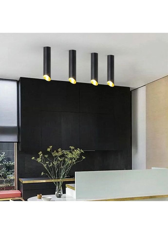 Люстра потолочная на 1 лампочку 27617 Черный 39х6х6 см. Sunnysky (335974844)