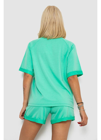 М'ятна всесезон костюм домашній жіночий з принтом Sport Line