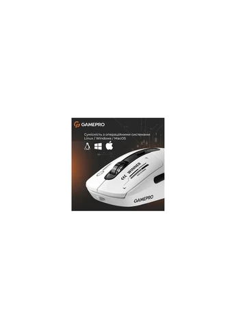 Мишка (GM079W) GAMEPRO Genesis Winner Wireless/Bluetooth/USB White (400312359)