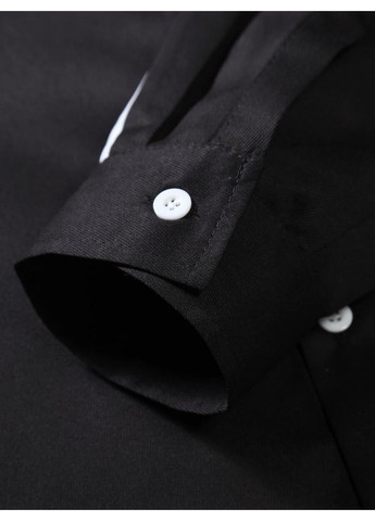 Чорний демісезонний костюм(сорочка+брюки) SHEIN