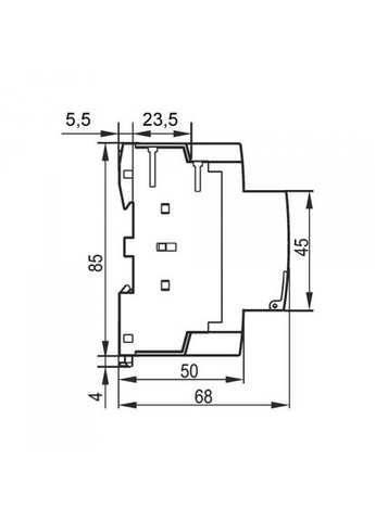 Модульний контактор 2п 63А 2НВ VF-RS-MC2O-63 RESIST Videx (366298227)