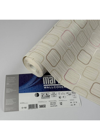 Шпалери вінілові на флізеліновій основі 56632 (0.53), рулон 10 м MARBURG (371776068)
