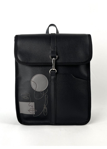 Рюкзак с отделением для ноутбука 240101 черный Alba Soboni міський (279835401)