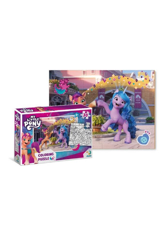 Дитячі Пазли 2в1 My Little Pony "Подружки та веселка" DoDo 200134 30 елементів DoDo Toys (372495884)