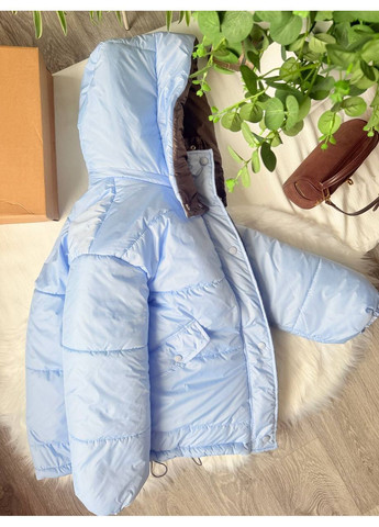 Голубая зимняя женская куртка Asi.Store.ua