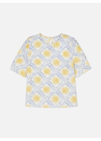 Топ лето,белый в узоры, Primark (400309954)
