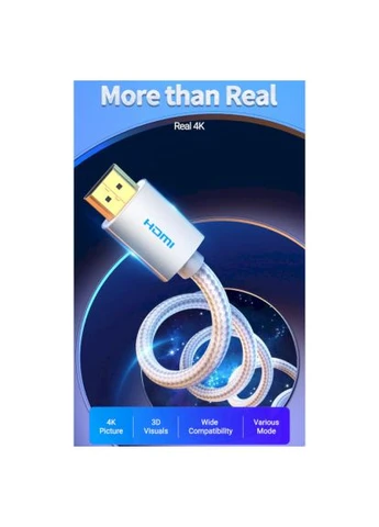 Кабель мультимедийный (AABIH) Vention HDMI M to HDMI M 2.0m V2.0 4K60Hz silver (389134373)