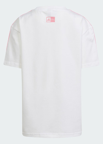 Белая демисезонная футболка x disney minnie mouse adidas