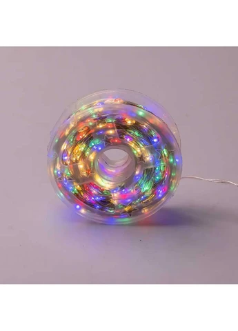 Світлодіодна гірлянда Роса нитка 500 LED довжина 50 м від мережі біла нитка з пультом Мультиколір 500L50MWМL Garlando (370800591)