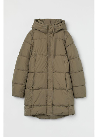 Темно-зелена куртка зима,болотний, H&M