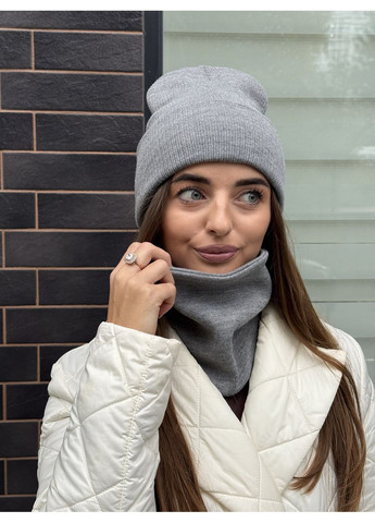 Базова молодіжна шапка-лопата жіноча синя STD (365811922)