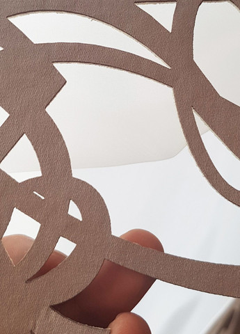 Комплект панельных занавесок Ажур 5шт карниз 185см молочный с бежевым (40_8п) Firanka Exclusive (328949019)