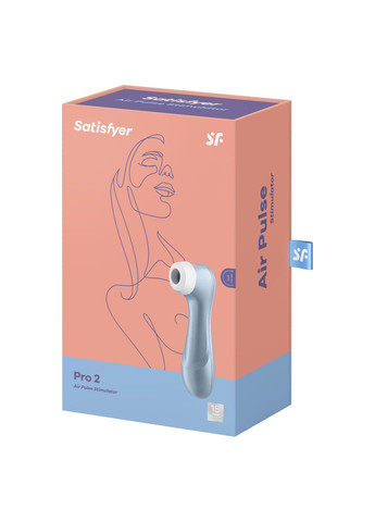 Вакуумный клиторальный стимулятор Pro 2 Blue Satisfyer (366875982)