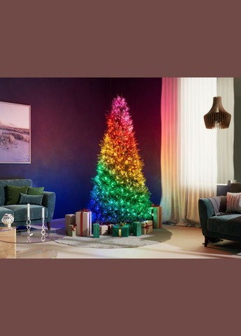 Гирлянда Smart LED Strings Candle RGB 200 IP20 12м USBC кабель прозрачный без БП Twinkly (315719257)