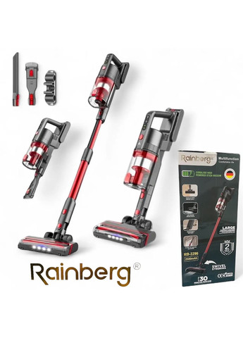 Вертикальный аккумуляторный пылесос Rainberg 2500 Вт беспроводной, для уборки дома Grant (363834272)